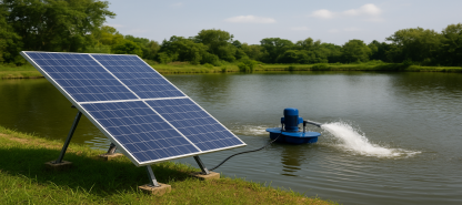 Solar-Powered Aerators & Pumps – Clean Energy for a Healthier Farm